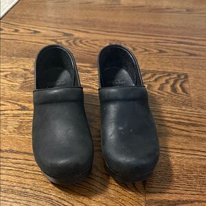 Dansko Classic Black Slip-On Clogs